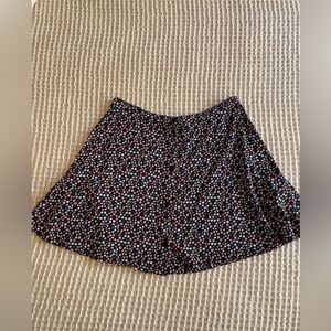 Floral mini skirt